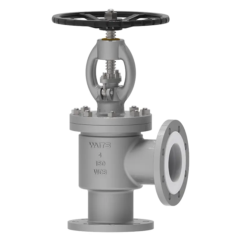 PTFE Angle Angle Globe клапан